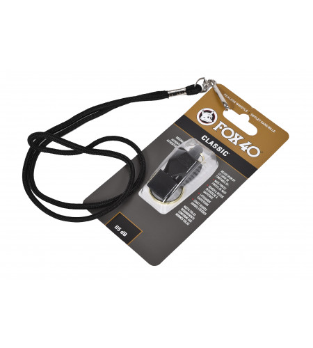 Sifflet FOX 40 Classic Vert - Pour Arbitre Football, Sports, 115 DB, Audible à 1 Km, Sans Bille Intérieure