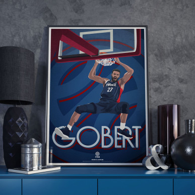 Affiche FFBB Rudy GOBERT