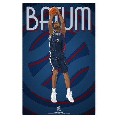 Affiche FFBB Nicolas BATUM