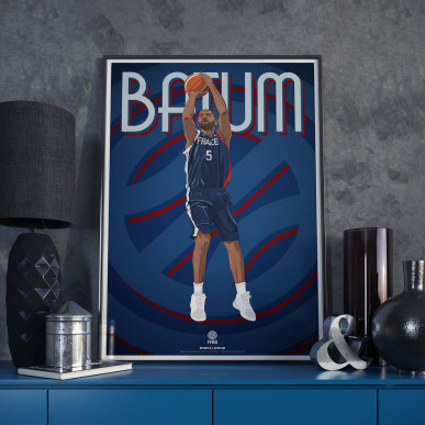 Affiche FFBB Nicolas BATUM