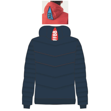 Doudoune à capuche FFBB
