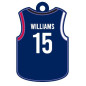 Porte Clés PVC WILLIAMS