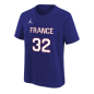 T-SHIRT BLEU FRANCE 32 KIDS JORDAN X FFBB