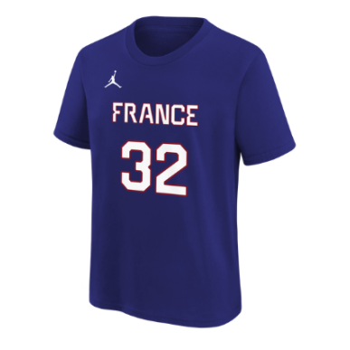 Air Jordan Jordan Equipe De France T-SHIRT BLEU FRANCE 32 KIDS