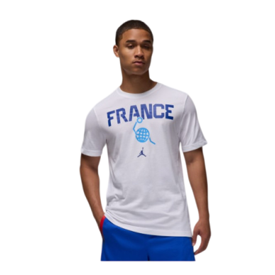 T-SHIRT PRACTICE BLANC JORDAN X FFBB