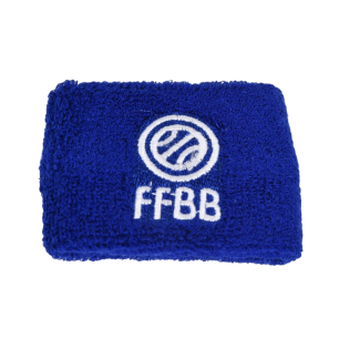 Poignet Eponge FFBB - Bleu
