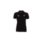 Polo coton Femme OFFICIELS Noir