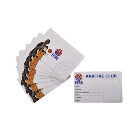Carte Arbitre - Lot de 10
