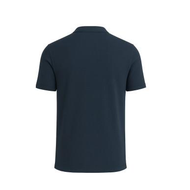 POLO SANS COL BLEU HOMME