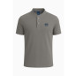 POLO SANS COL GRIS HOMME