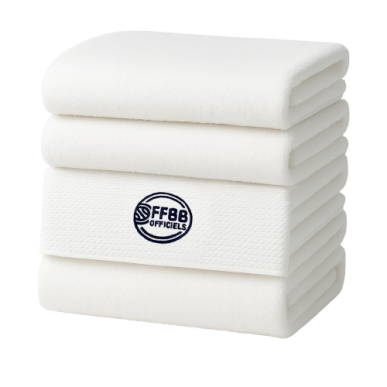 SERVIETTE FFBB OFFICIELS GRAND FORMAT