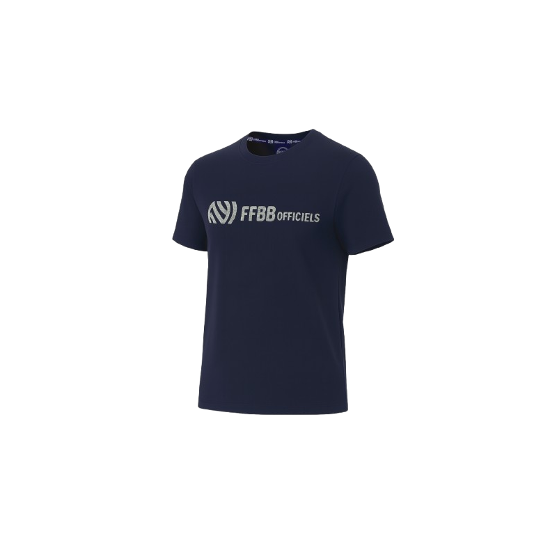 T-SHIRT CÔTELÉ GROS LOGO OFFICIELS