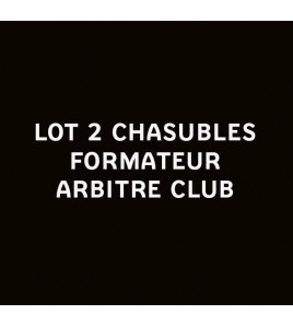 Lot 2 Chasubles noires XL...